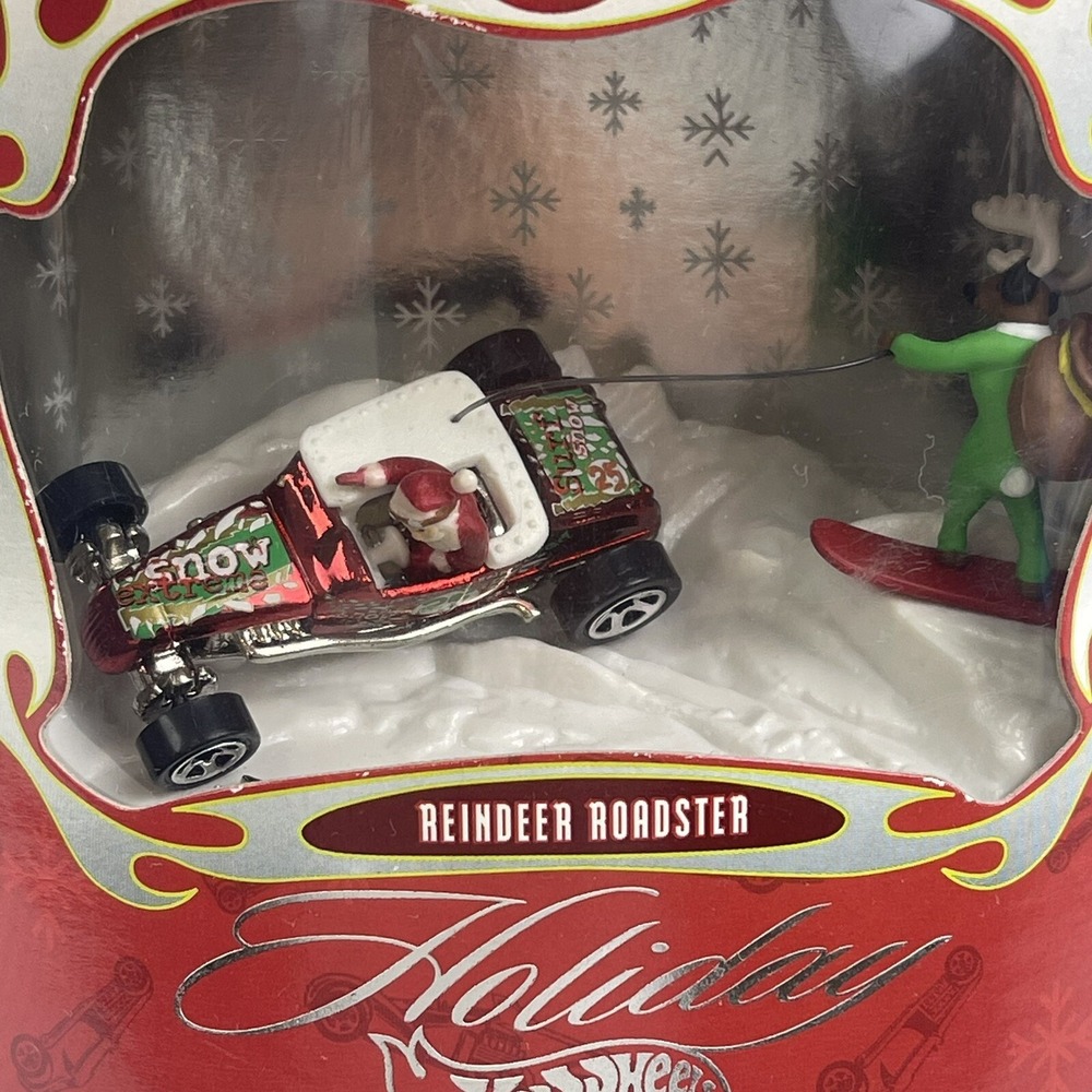 Hot Wheels Holiday Reindeer Roadster  Holiday 2000 New in Box 29083 - Picture 7 of 9